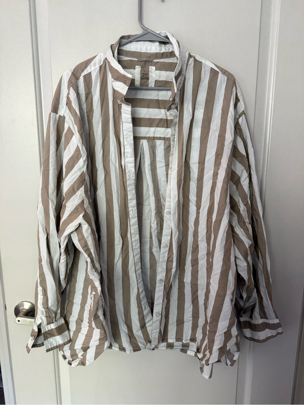 Aerie striped button down pajama top